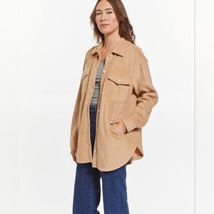 Thread & Supply L Fleece Shacket